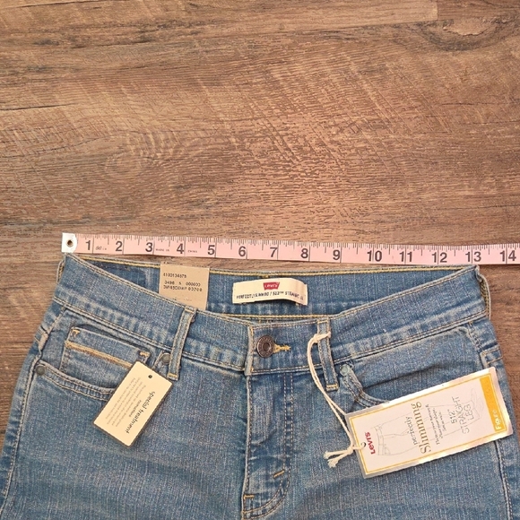 Levi's Perfectly Slimming Straight Leg 512 Jeans Size 4 Medium New With Tags - Picture 10 of 14